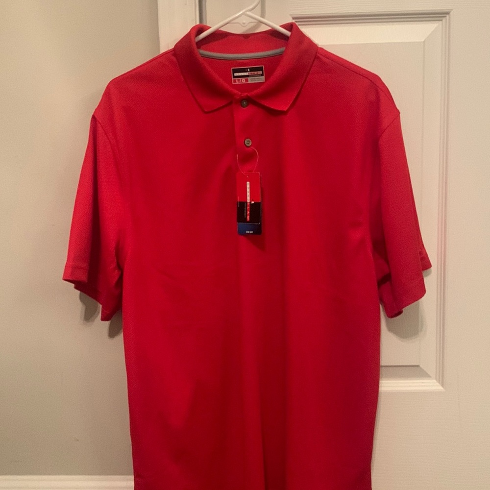 NWT Men’s Grand Slam Performance Polo size Large (Red)
